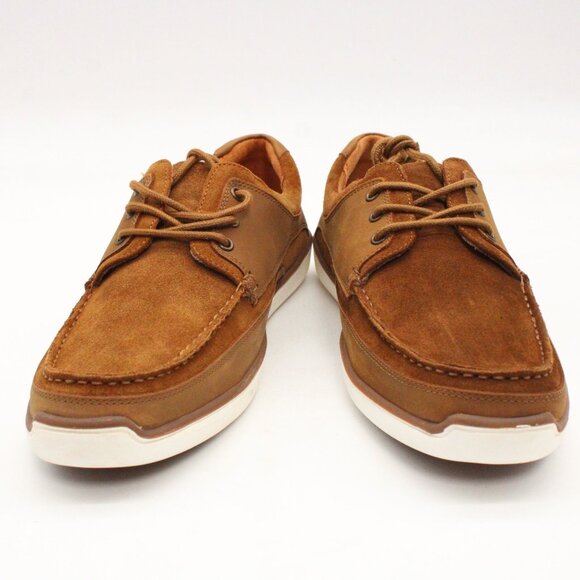 Hush Puppies Tobia Casual Shoes Mens Brown Suede Leather Lace Up Size 10.5 NIB - Picture 3 of 6